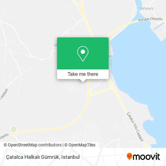 Çatalca Halkalı Gümrük map