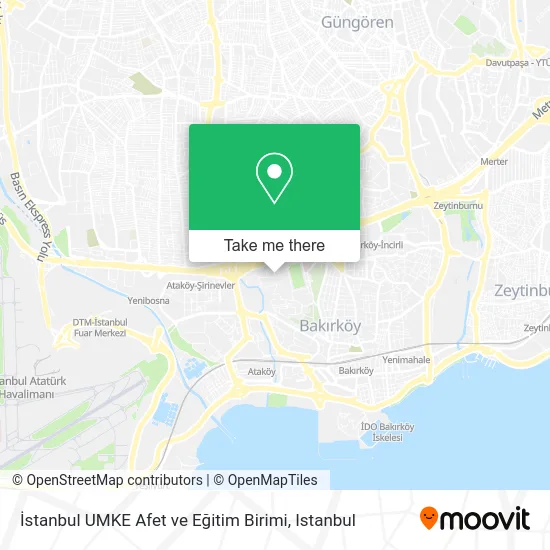 İstanbul UMKE Afet ve Eğitim Birimi map
