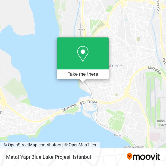 Metal Yapı Blue Lake Projesi map