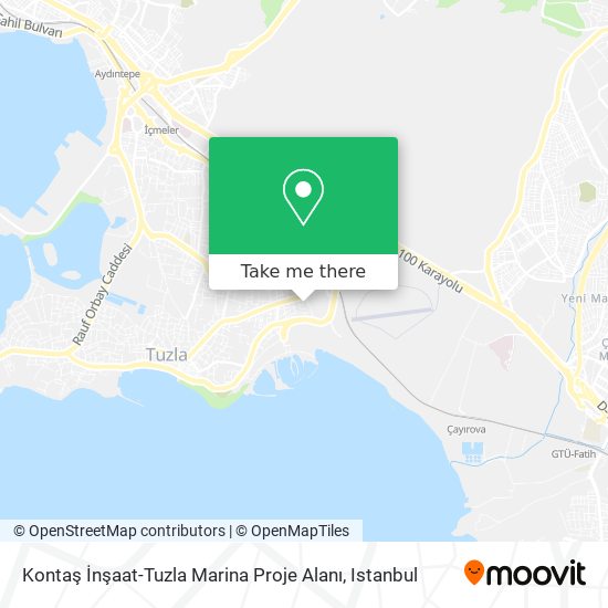 Kontaş İnşaat-Tuzla Marina Proje Alanı map