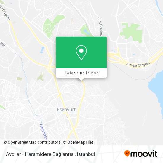 Avcılar - Haramidere Bağlantısı map