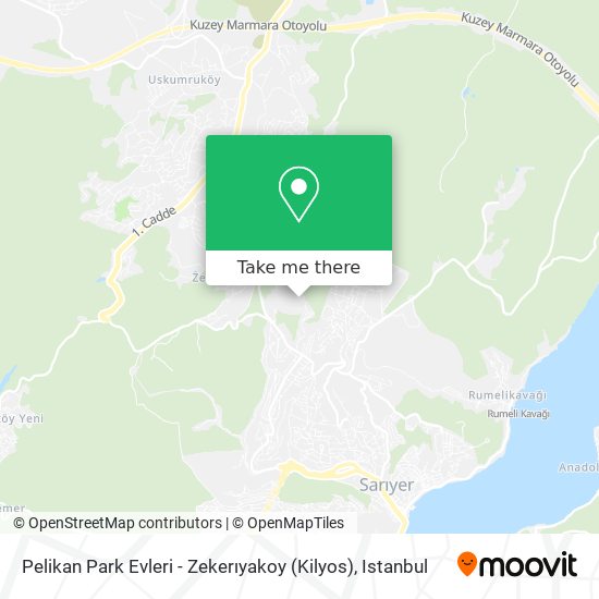 Pelikan Park Evleri - Zekerıyakoy (Kilyos) map
