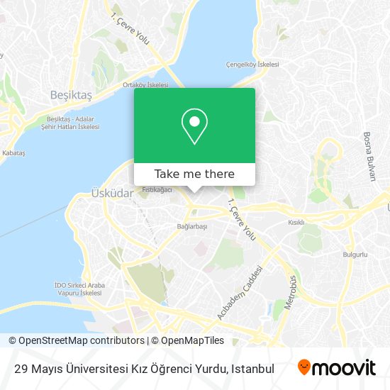 29 Mayıs Üniversitesi Kız Öğrenci Yurdu map