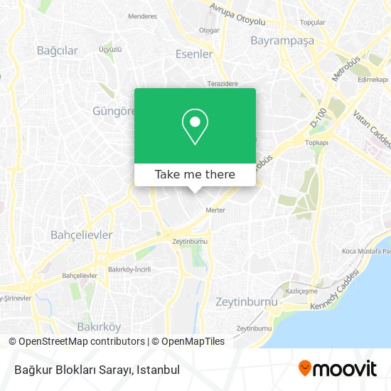 Bağkur Blokları Sarayı map