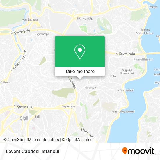 Levent Caddesi map