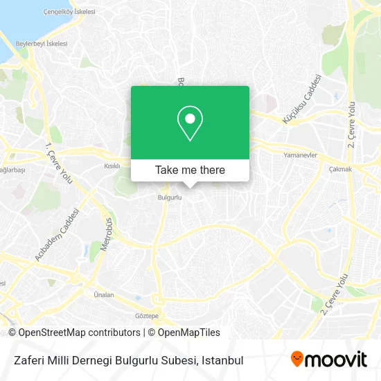 Zaferi Milli Dernegi Bulgurlu Subesi map