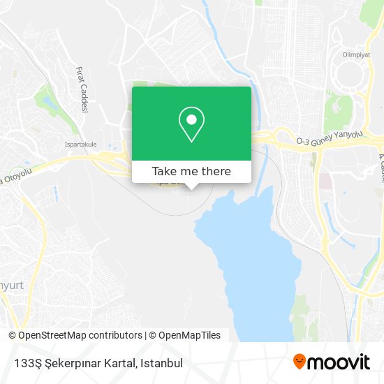 133Ş Şekerpınar Kartal map