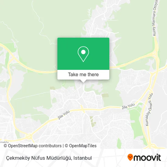 Çekmeköy Nüfus Müdürlüğü map