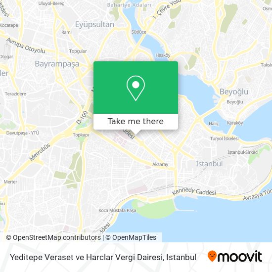 Yeditepe Veraset ve Harclar Vergi Dairesi map