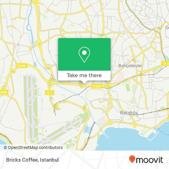 Bricks Coffee map