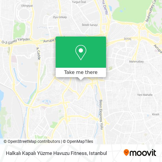 Halkalı Kapalı Yüzme Havuzu Fitness map