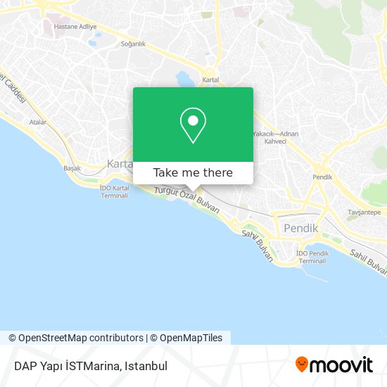 DAP Yapı İSTMarina map