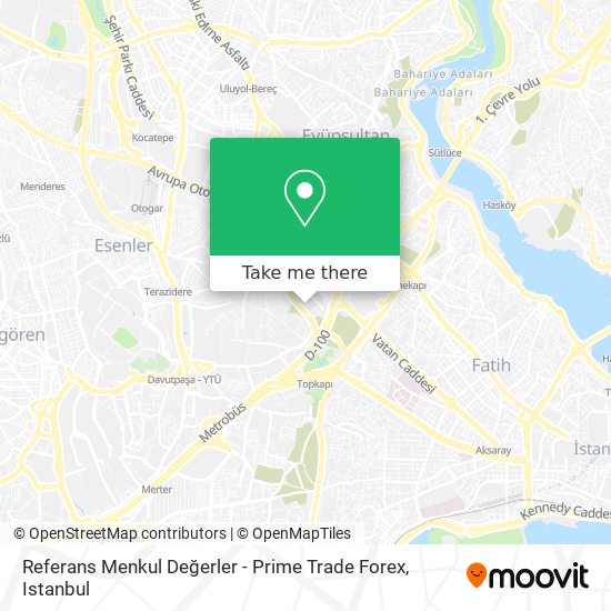 Referans Menkul Değerler - Prime Trade Forex map