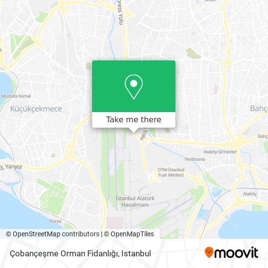 Çobançeşme Orman Fidanlığı map