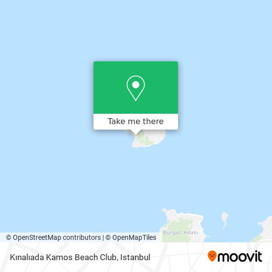 Kınalıada Kamos Beach Club map