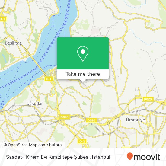 Saadat-i Kirem Evi  Kirazlitepe Şubesi map