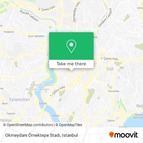 Okmeydanı Örnektepe Stadı map