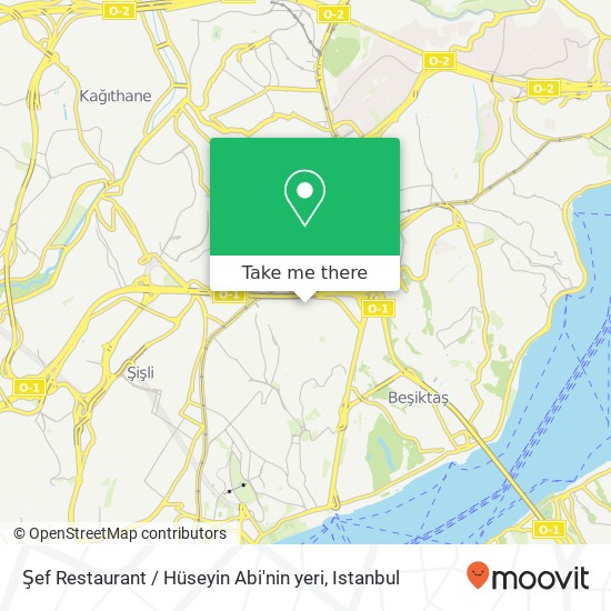 Şef Restaurant / Hüseyin Abi'nin yeri map