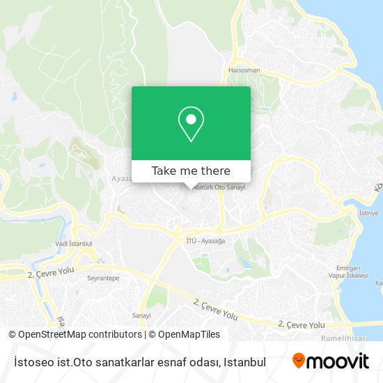 İstoseo ist.Oto sanatkarlar esnaf odası map