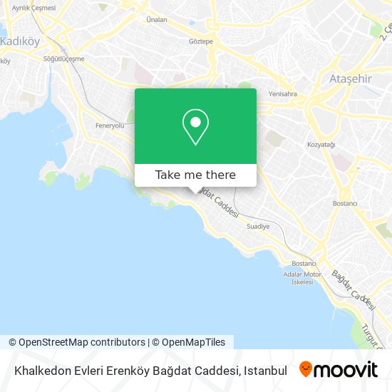 Khalkedon Evleri  Erenköy Bağdat Caddesi map