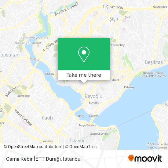 Camii Kebir İETT Durağı map