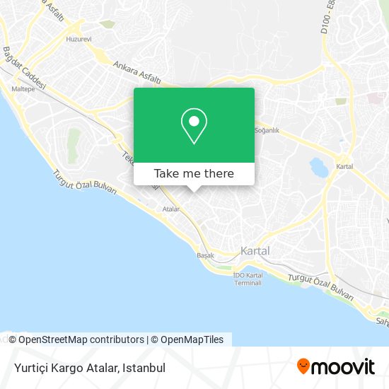 Yurtiçi Kargo Atalar map