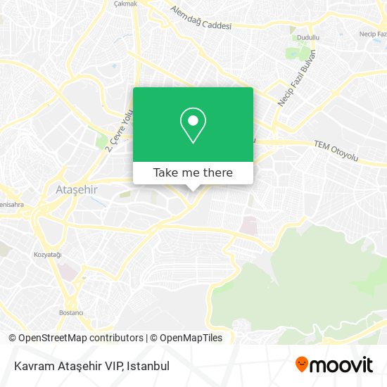 Kavram Ataşehir VIP map