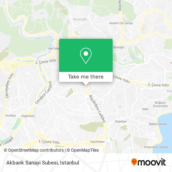 Akbank Sanayi Subesi map