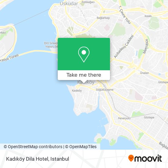 Kadıköy Dila Hotel map