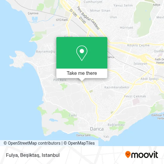 Fulya, Beşiktaş map