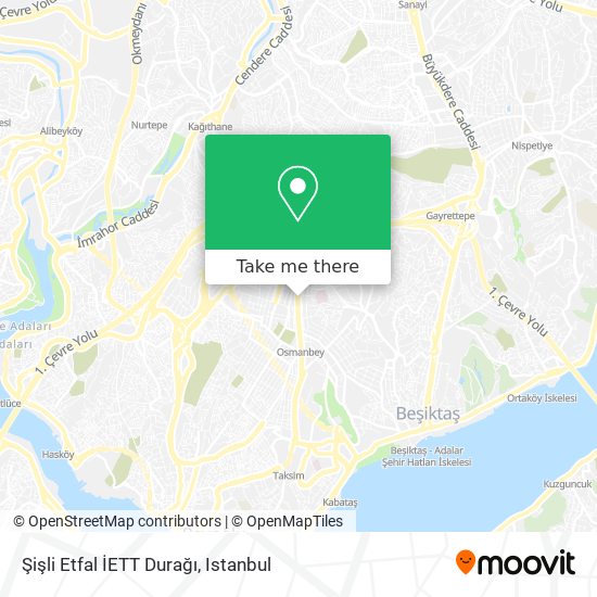 Şişli Etfal İETT Durağı map