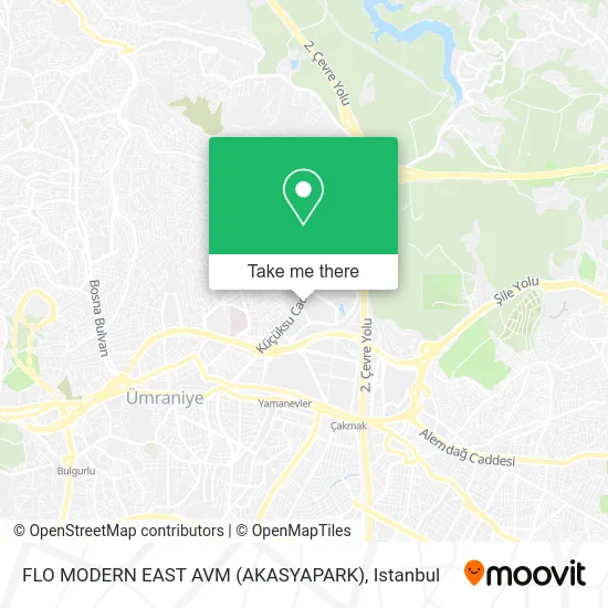 FLO MODERN EAST AVM (AKASYAPARK) map