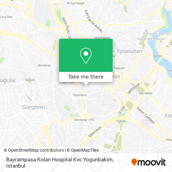 Bayrampasa Kolan Hospital Kvc Yogunbakim map