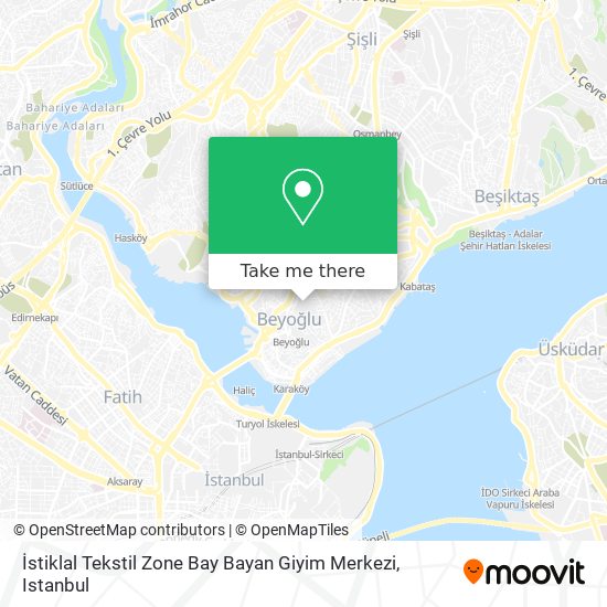 İstiklal Tekstil Zone Bay Bayan Giyim Merkezi map