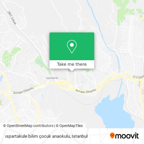 ıspartakule bilim çocuk anaokulu map