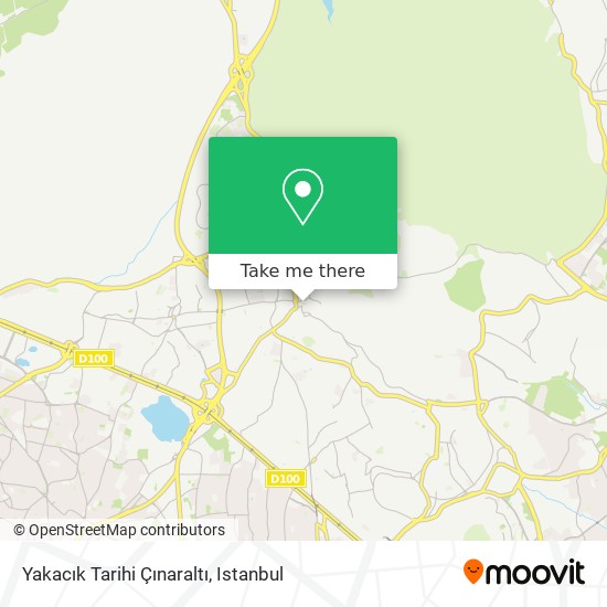 Yakacık Tarihi Çınaraltı map