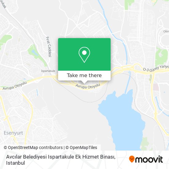 Avcılar Belediyesi Ispartakule Ek Hizmet Binası map