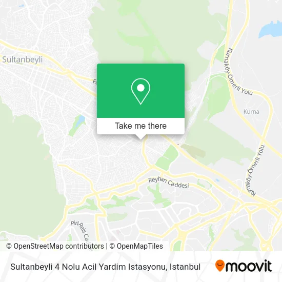 Sultanbeyli 4 Nolu Acil Yardim Istasyonu map