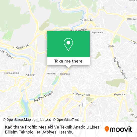 Kağıthane Profilo Mesleki Ve Teknik Anadolu Lisesi Bilişim Teknolojileri Atölyesi map