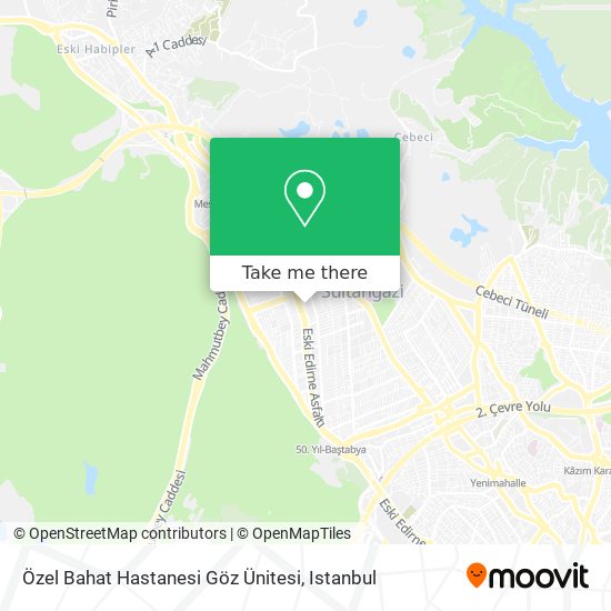 Özel Bahat Hastanesi Göz Ünitesi map