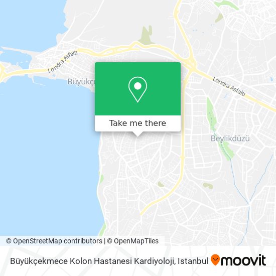 Büyükçekmece Kolon Hastanesi Kardiyoloji map