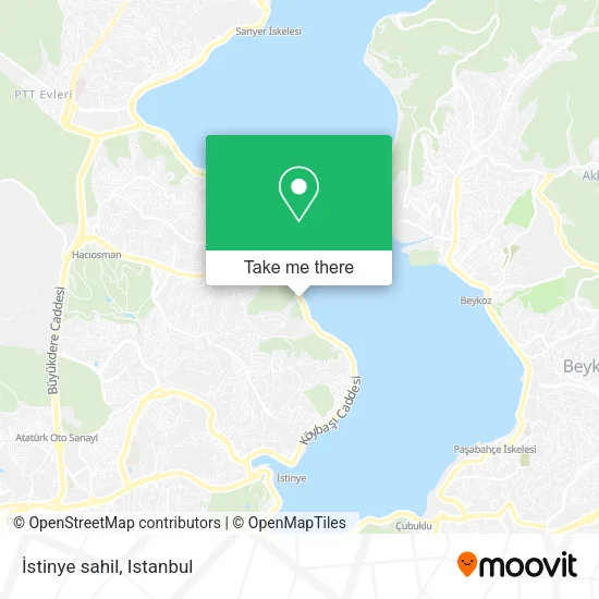 İstinye sahil map