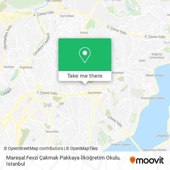 Mareşal Fevzi Çakmak Pakkaya İlköğretim Okulu map