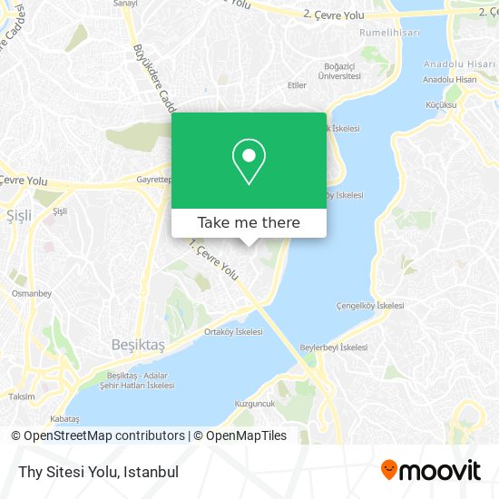 Thy Sitesi Yolu map