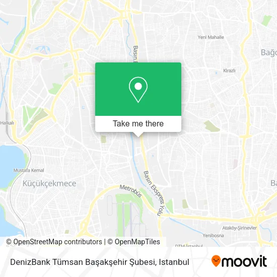 DenizBank Tümsan Başakşehir Şubesi map