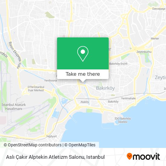 Aslı Çakır Alptekin Atletizm Salonu map