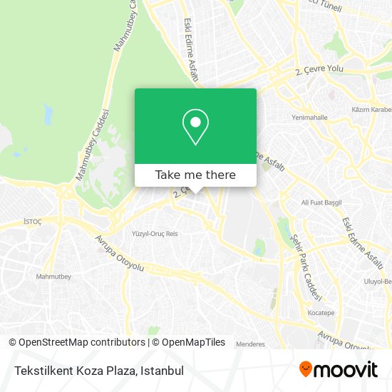 Tekstilkent Koza Plaza map