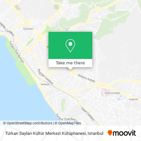 Türkan Saylan Kültür Merkezi Kütüphanesi map