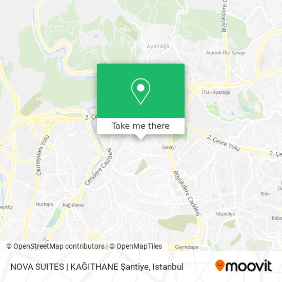 NOVA SUITES | KAĞITHANE Şantiye map