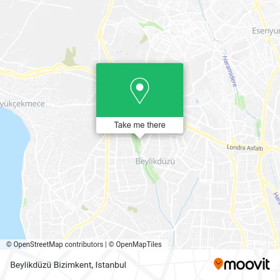 Beylikdüzü Bizimkent map